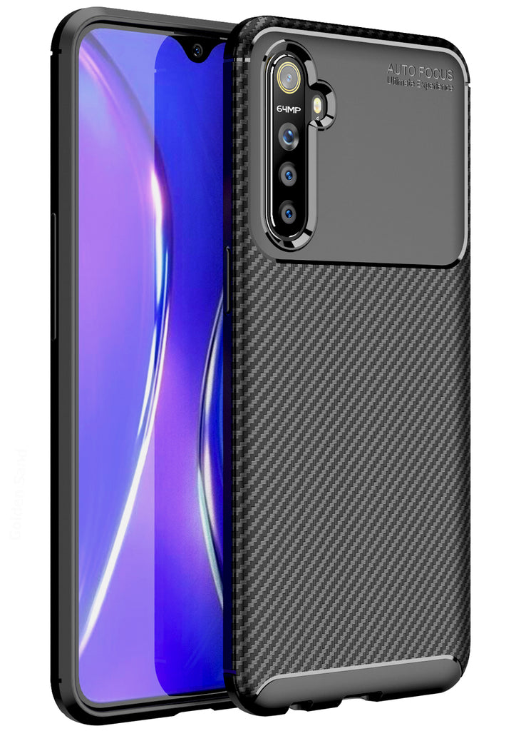 Realme X2, Realme XT, Oppo K5 6.4 inch (6.4 inch) Back Cover | Aramid Fiber Series, Black