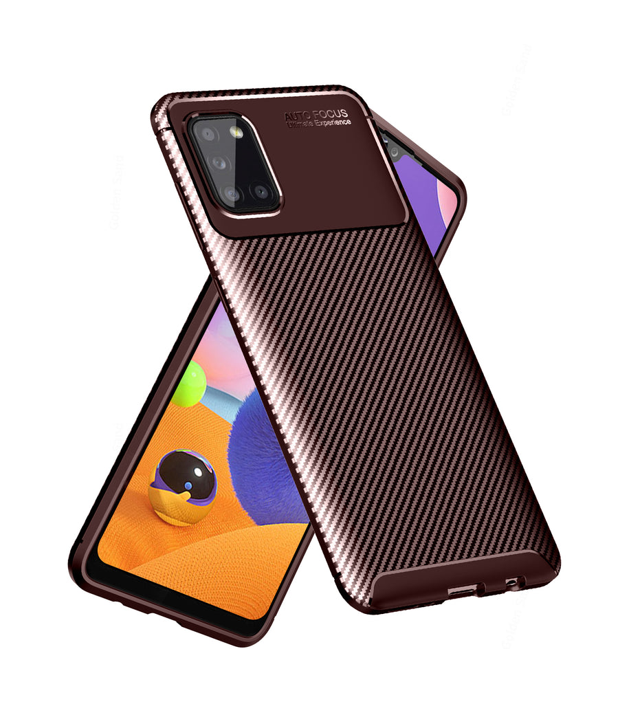 Samsung Galaxy A31 (6.4 inch) Back Cover | Aramid Fiber Series, Brown
