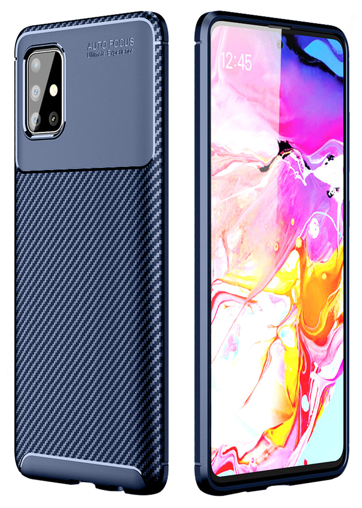 Samsung Galaxy A51 (6.5 inch) Back Cover | Aramid Fiber Series, Blue