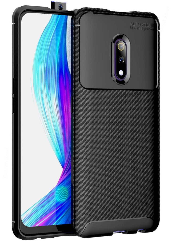 Oppo K3, Realme X () Back Cover | Aramid Fiber Series, Black