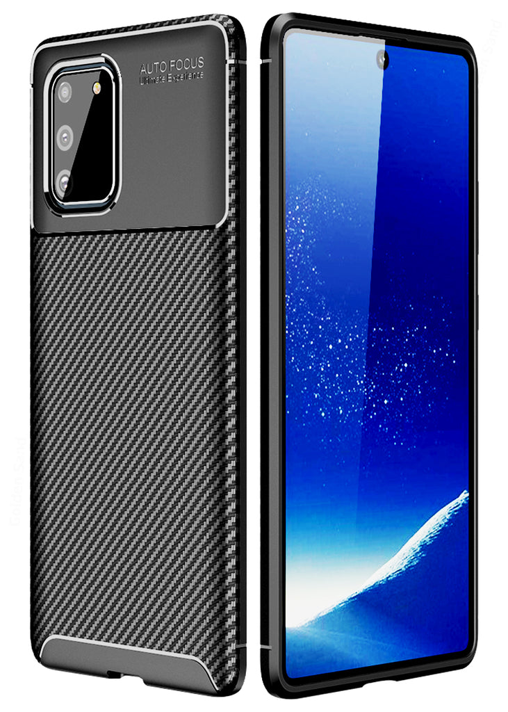 Samsung Galaxy S10 Lite (A91) (6.7 inch) Back Cover | Aramid Fiber Series, Black