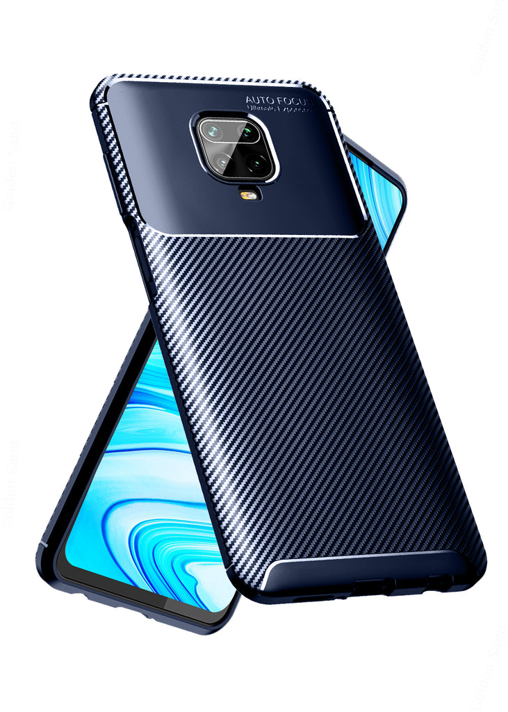 Aramid Fibre, ₹500 - ₹699, Solid, Slim Design, Back Cover, Drop Tested, TPU (Rubber), blue, , redmi note 9 Pro, redmi note 9 Pro Max, Xiaomi