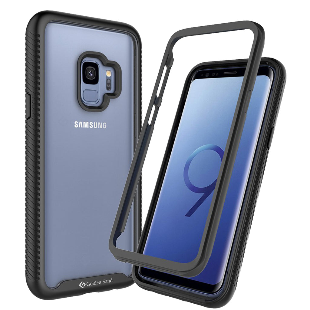 Back Cover, Drop Tested, TPU (Rubber), black, full body pro, ₹500 - ₹699, PolyCarbonate (Plastic), Ultra Protection, S9, samsung, Transparent