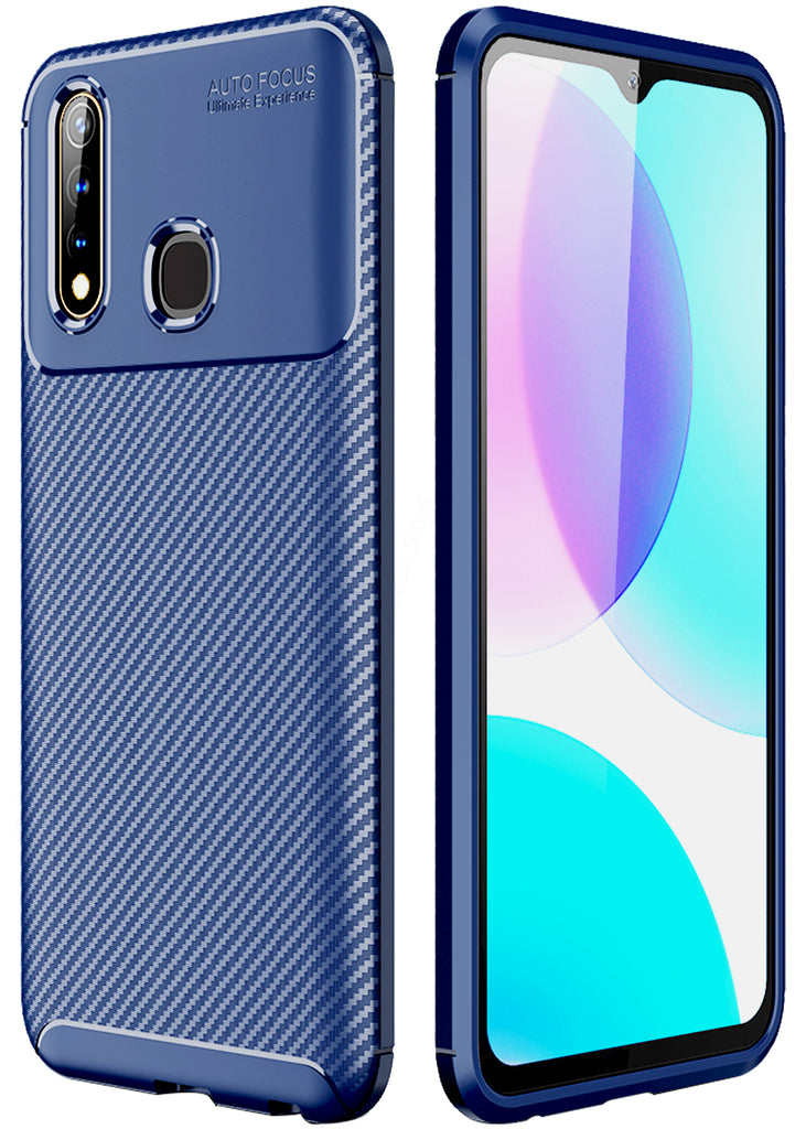 Vivo U20, Vivo Y19 (6.53 inch) Back Cover | Aramid Fiber Series, Blue