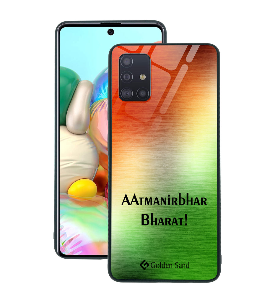 Samsung Galaxy A71 Designer Case Tempered Glass Series
