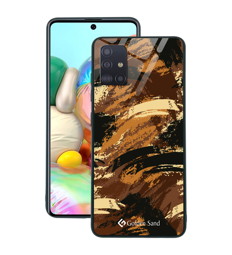 Samsung Galaxy A71 Designer Case Tempered Glass Series