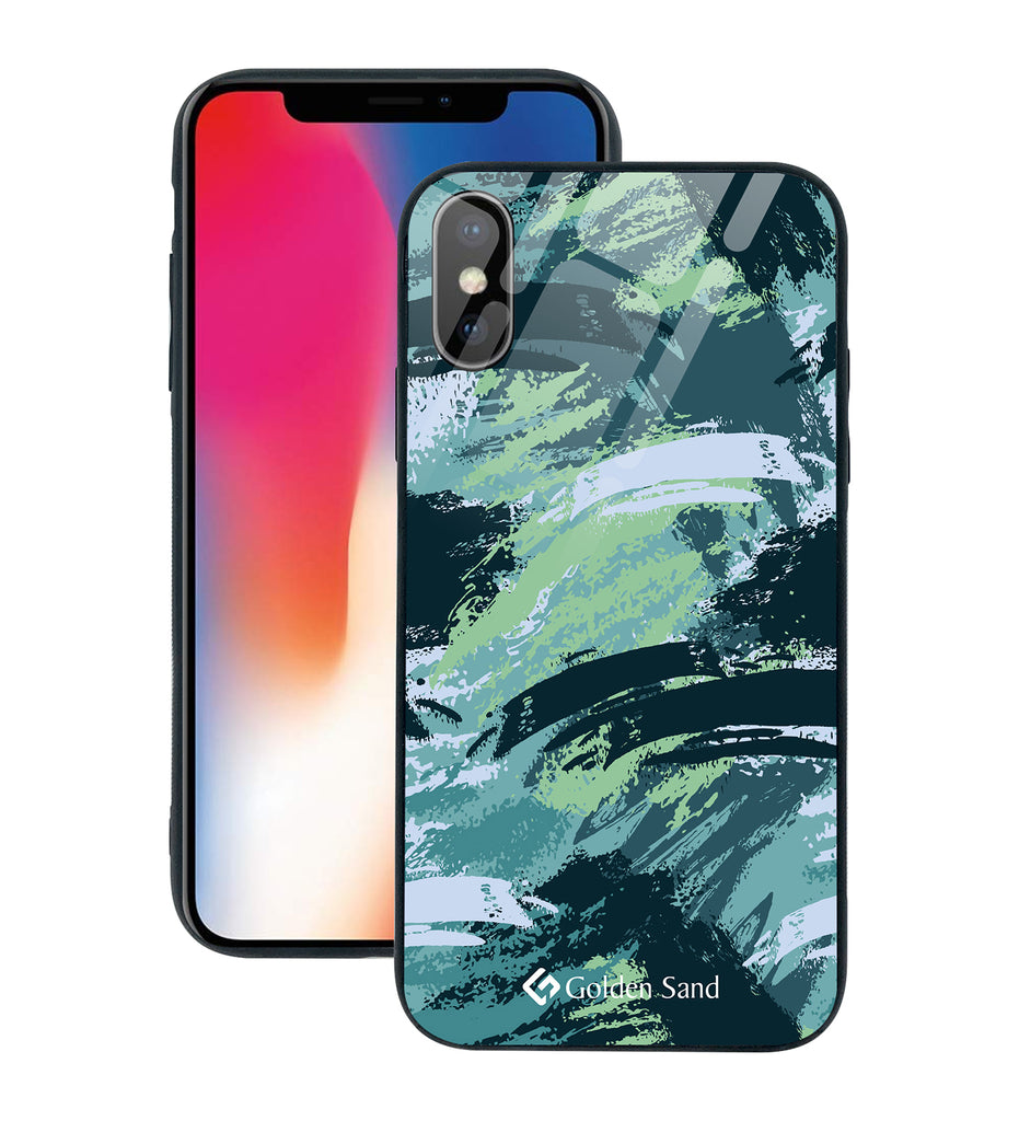 Apple iPhone X, XS Designer Case Tempered Glass Series