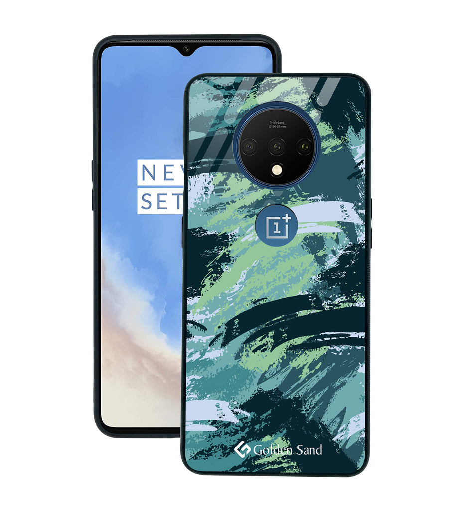 OnePlus 7T Designer Case Tempered Glass Series