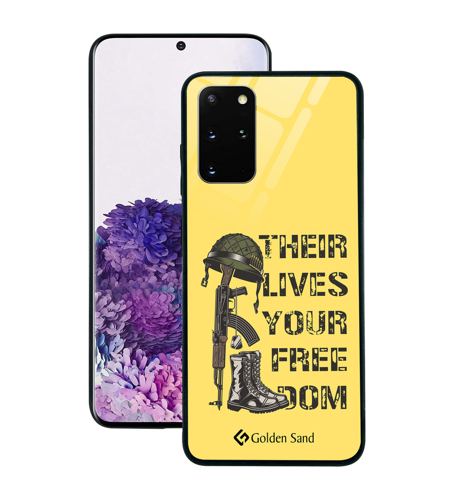 Samsung Galaxy S20 + Designer Case Tempered Glass Series