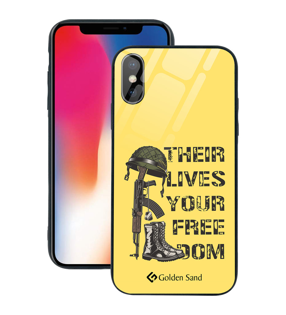 Apple iPhone X, XS Designer Case Tempered Glass Series