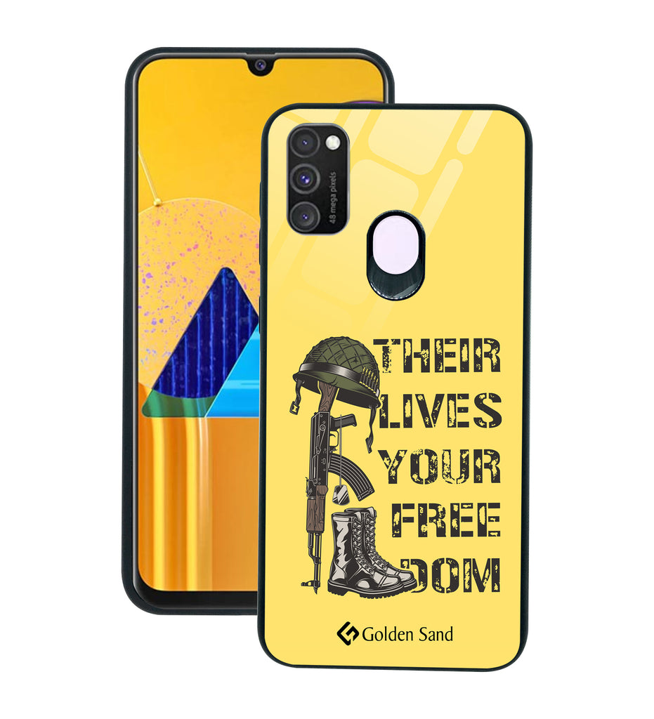 Samsung Galaxy M30s Designer Case Tempered Glass Series