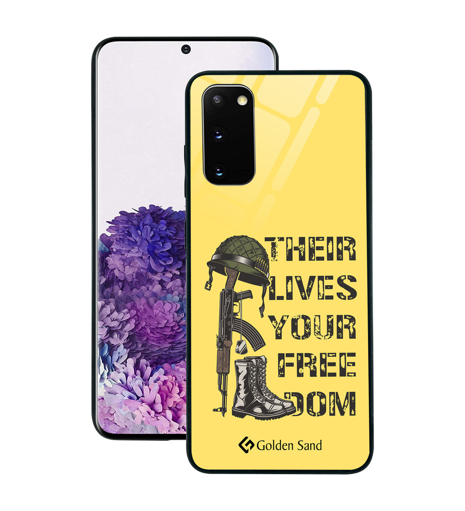 Samsung Galaxy S20 Designer Case Tempered Glass Series
