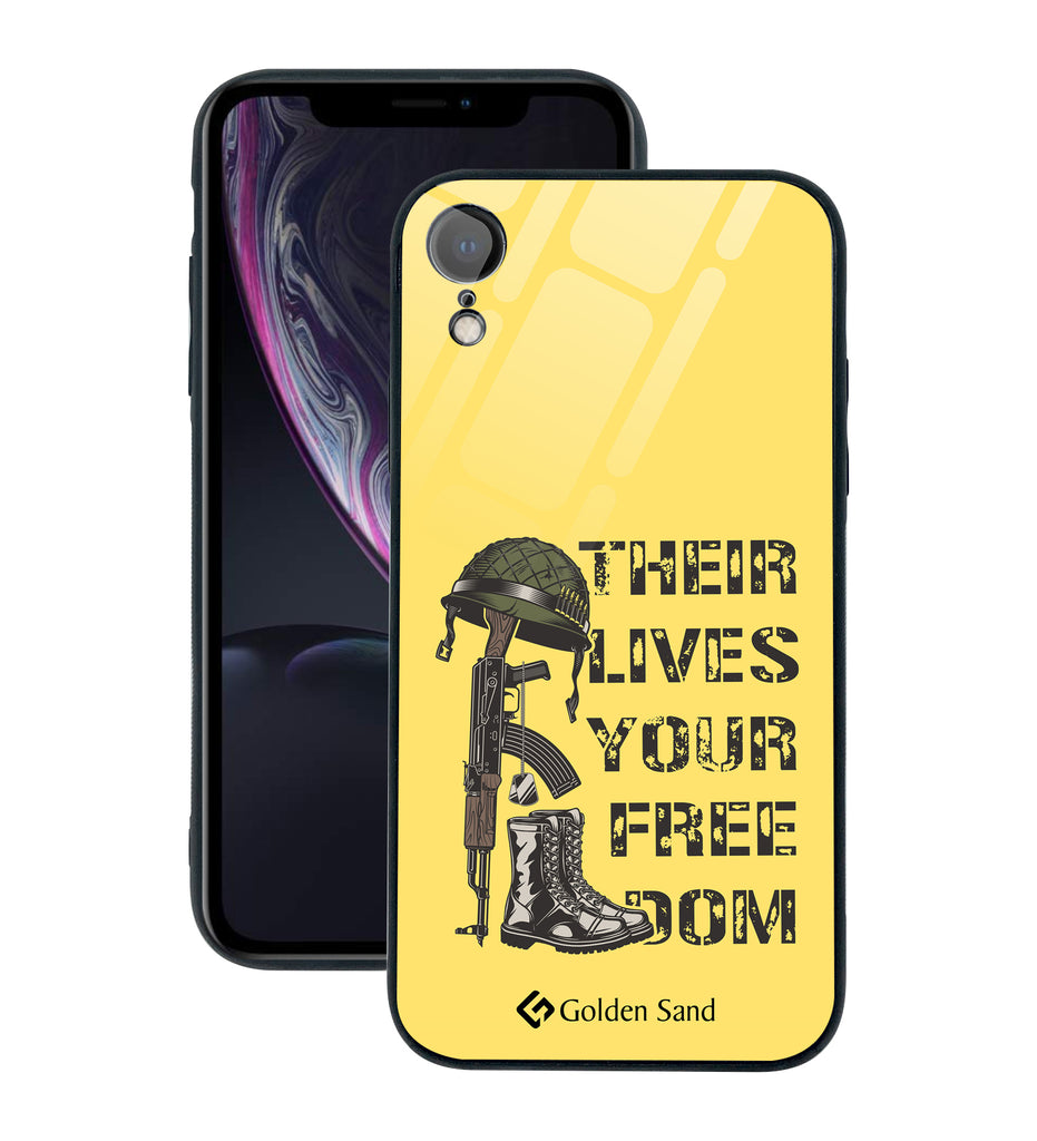 Apple iPhone XR Designer Case Tempered Glass Series