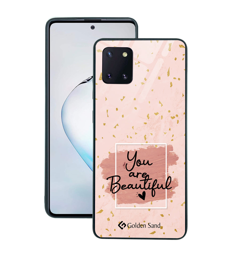 Samsung Galaxy Note10 Lite Designer Case Tempered Glass Series