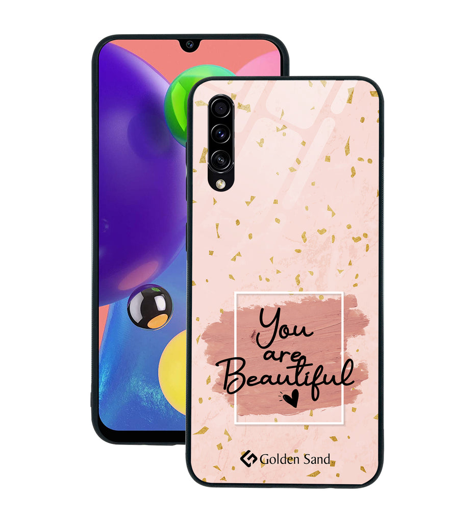 Samsung Galaxy A70s Designer Case Tempered Glass Series