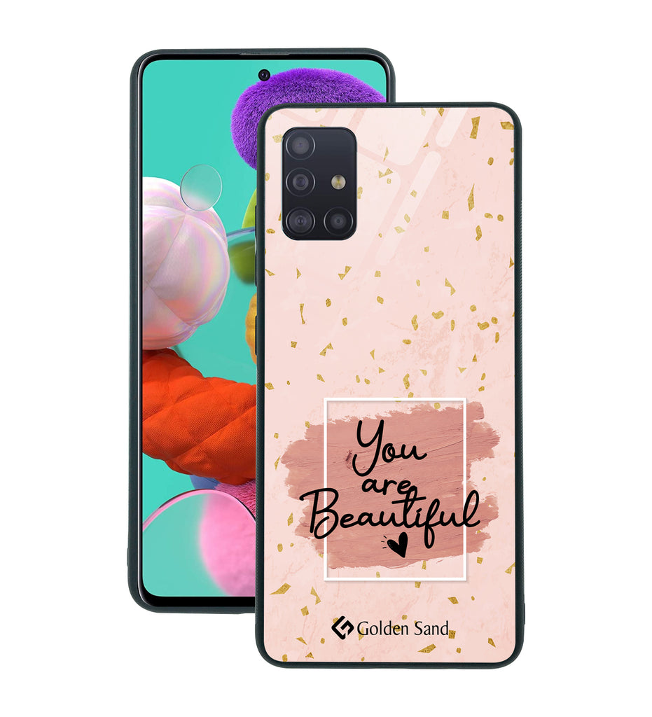 Samsung Galaxy A51 Designer Case Tempered Glass Series