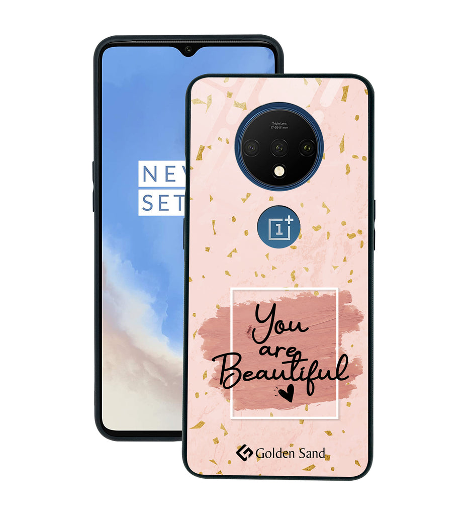 OnePlus 7T Designer Case Tempered Glass Series