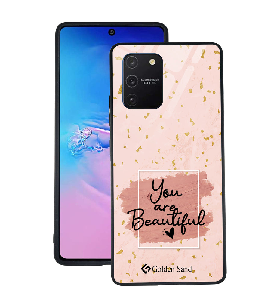Samsung Galaxy S10 Lite Designer Case Tempered Glass Series