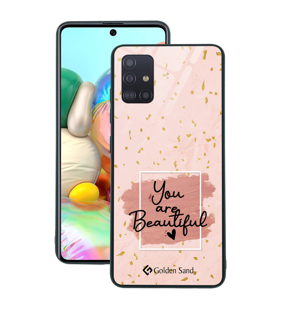 Samsung Galaxy A71 Designer Case Tempered Glass Series