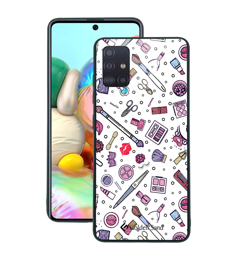 Samsung Galaxy A71 Designer Case Tempered Glass Series
