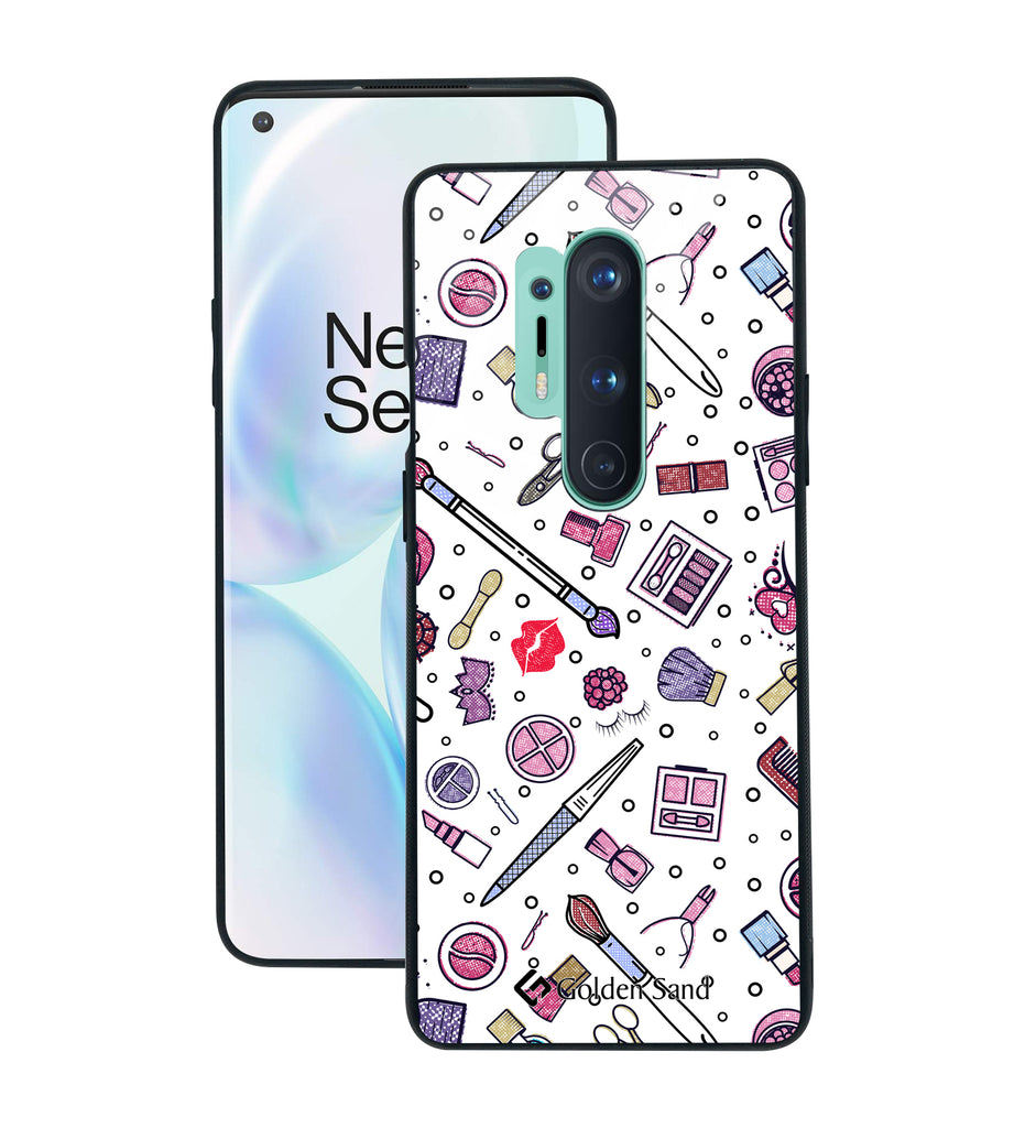 OnePlus 8 Pro Designer Case Tempered Glass Series