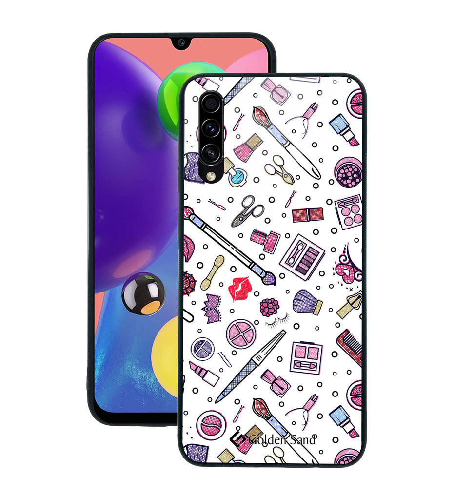 Samsung Galaxy A70s Designer Case Tempered Glass Series