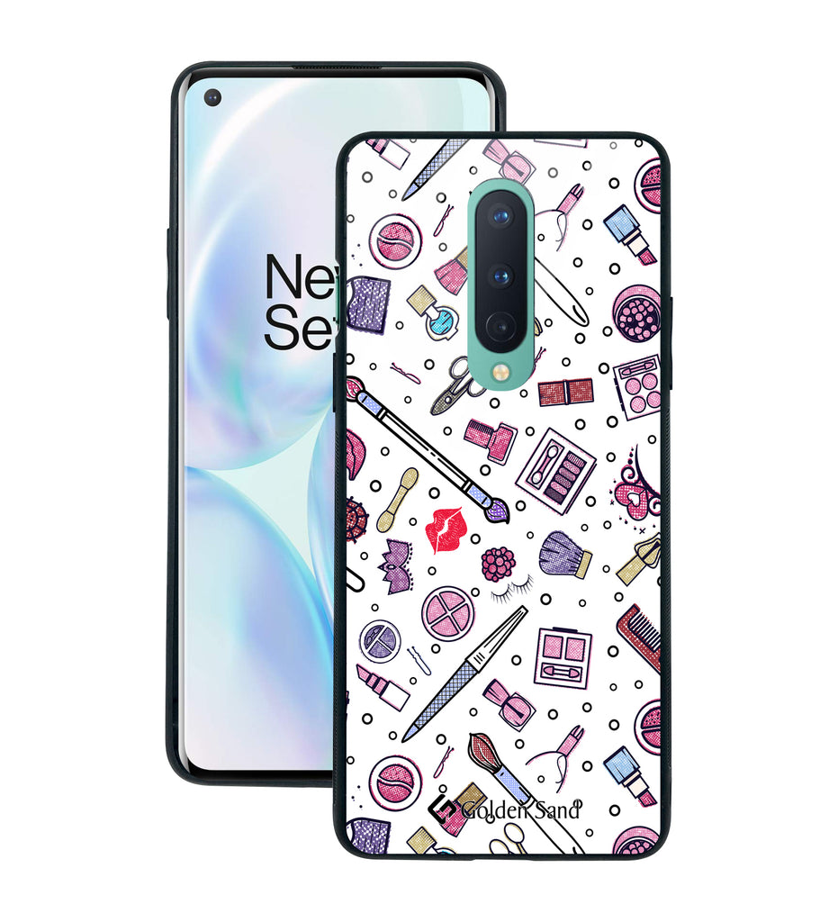 OnePlus 8 Designer Case Tempered Glass Series