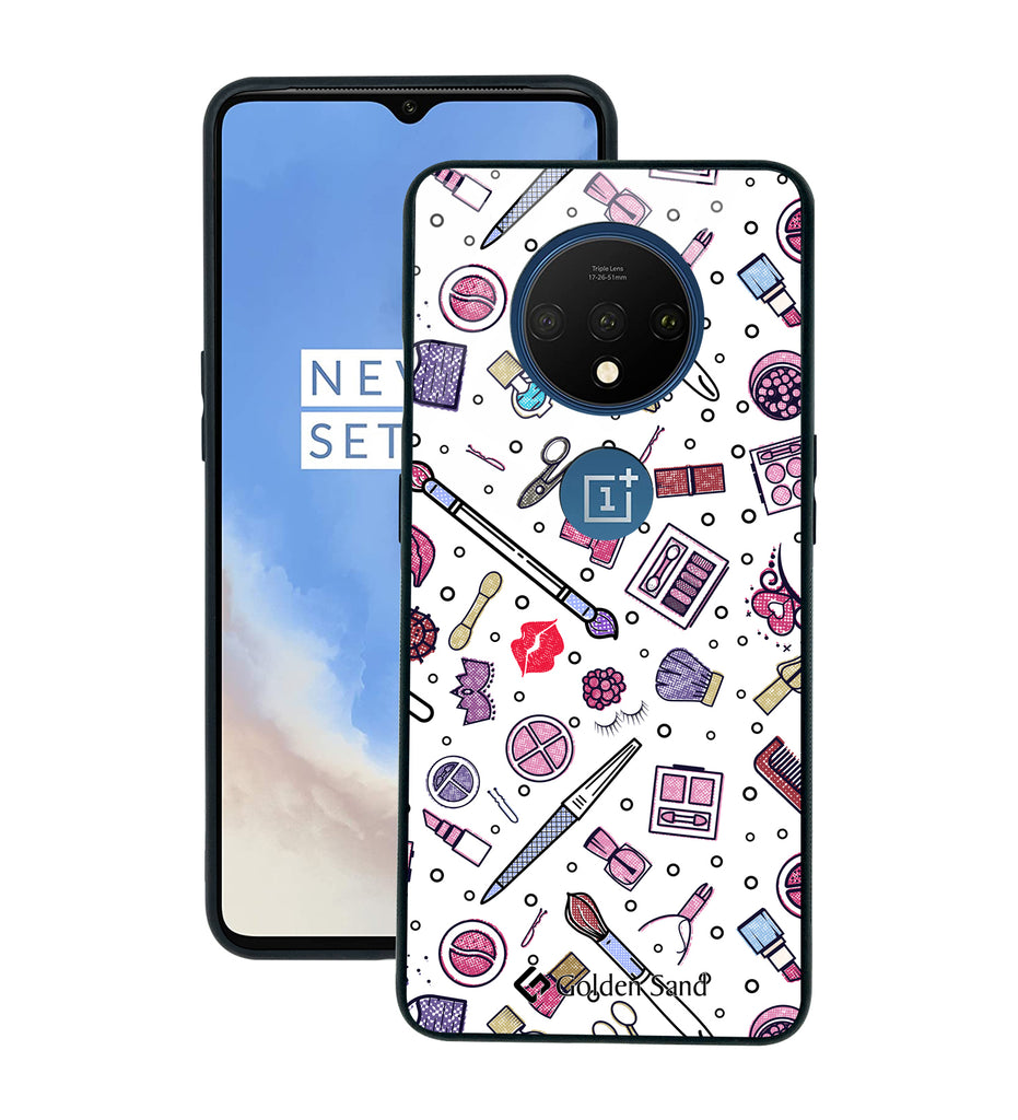 OnePlus 7T Designer Case Tempered Glass Series