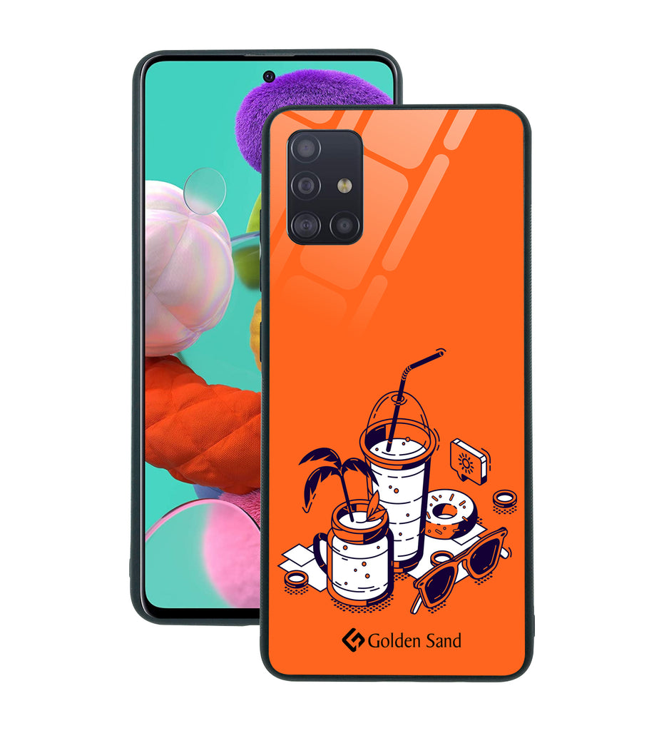 Samsung Galaxy A51 Designer Case Tempered Glass Series