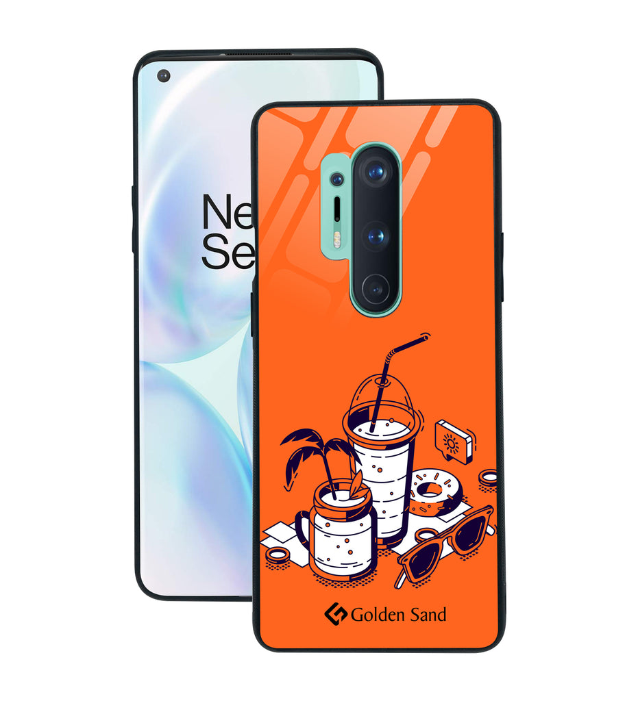 OnePlus 8 Pro Designer Case Tempered Glass Series