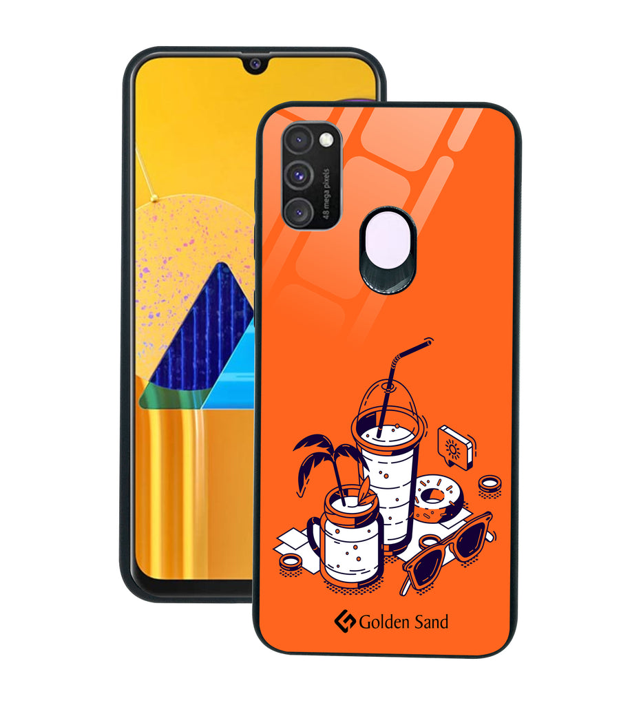 Samsung Galaxy M30s Designer Case Tempered Glass Series