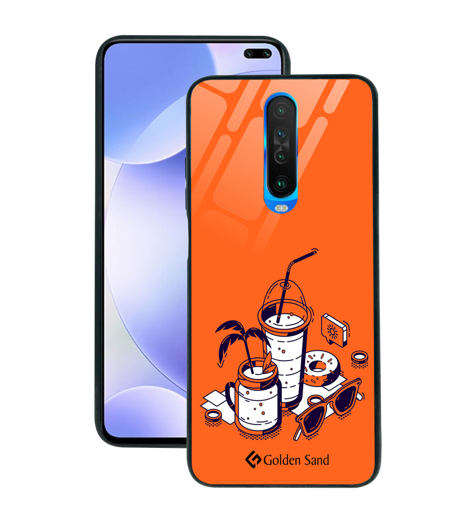 Xiaomi Poco X2 Designer Case Tempered Glass Series