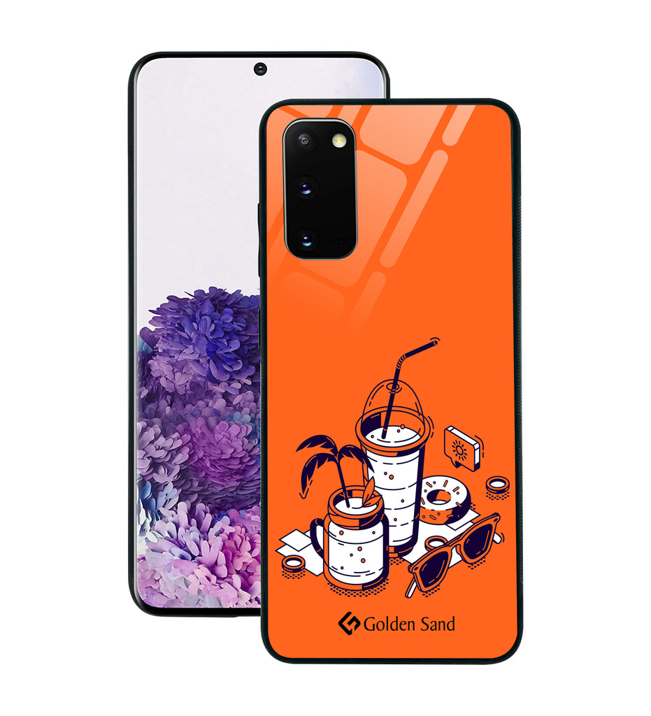 Samsung Galaxy S20 Designer Case Tempered Glass Series