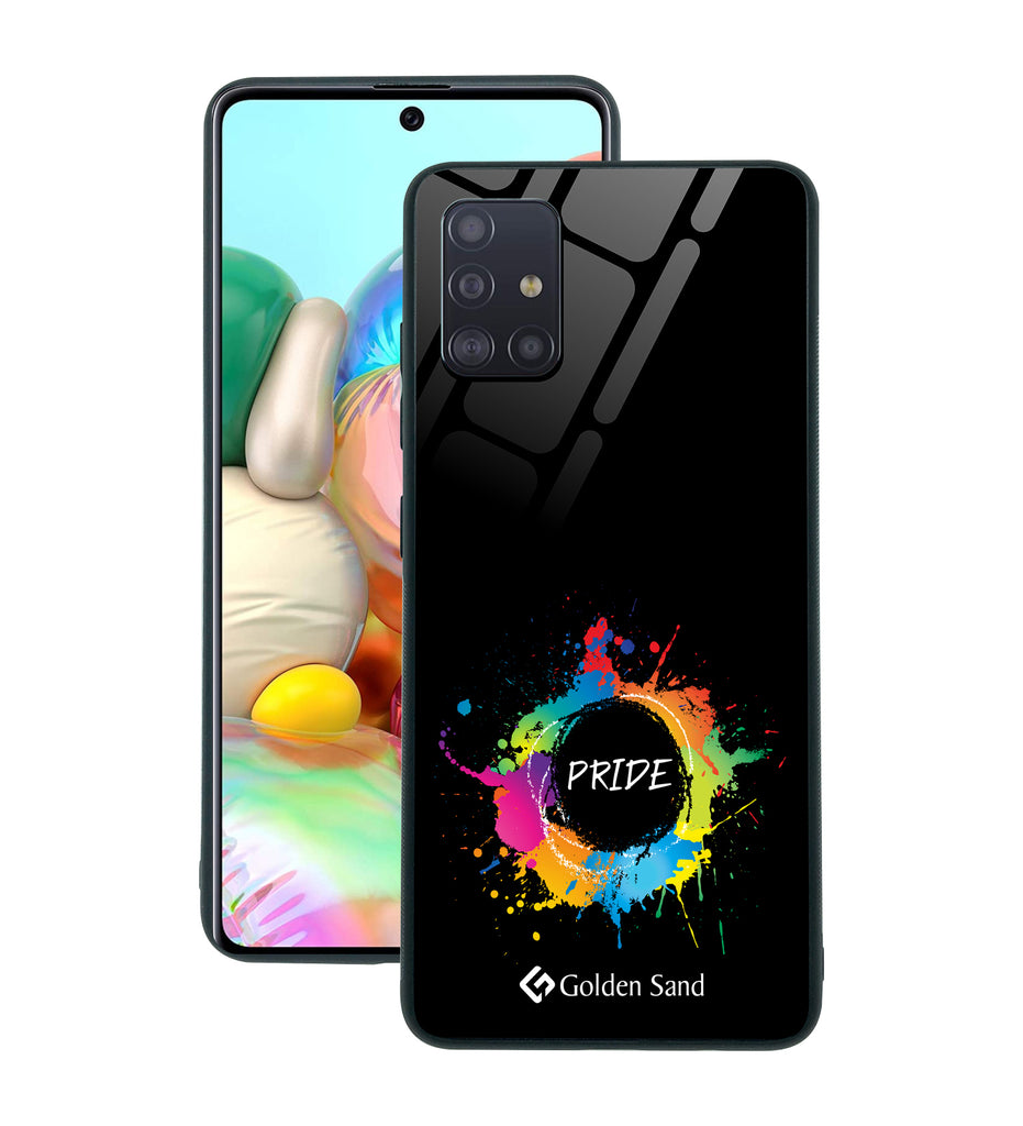 Samsung Galaxy A71 Designer Case Tempered Glass Series