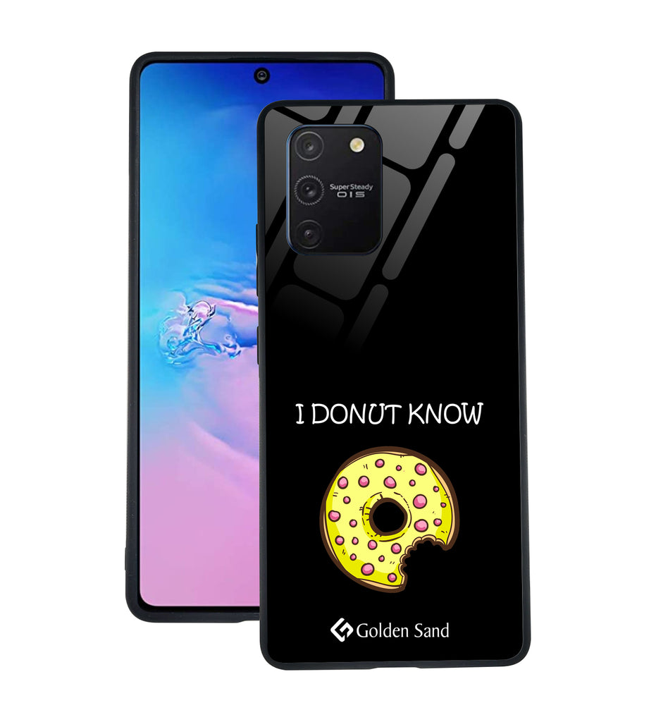 Samsung Galaxy S10 Lite Designer Case Tempered Glass Series