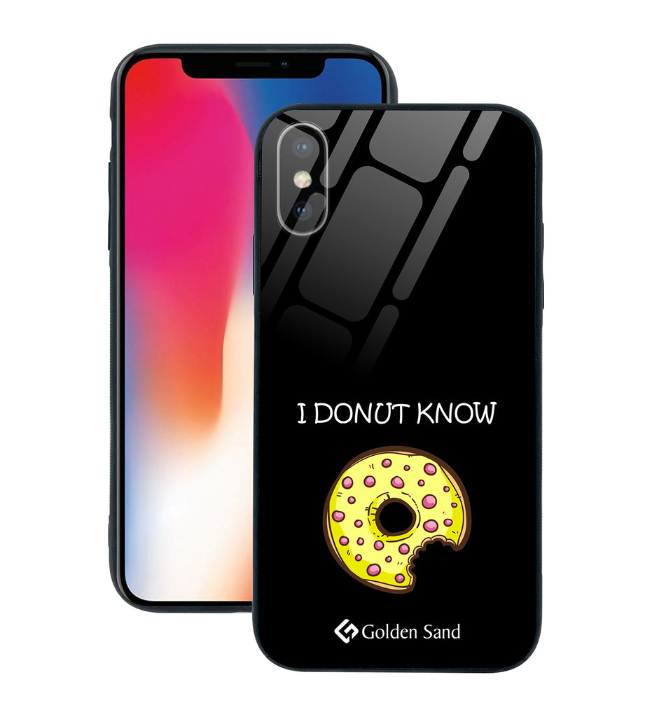 Apple iPhone X, XS Designer Case Tempered Glass Series