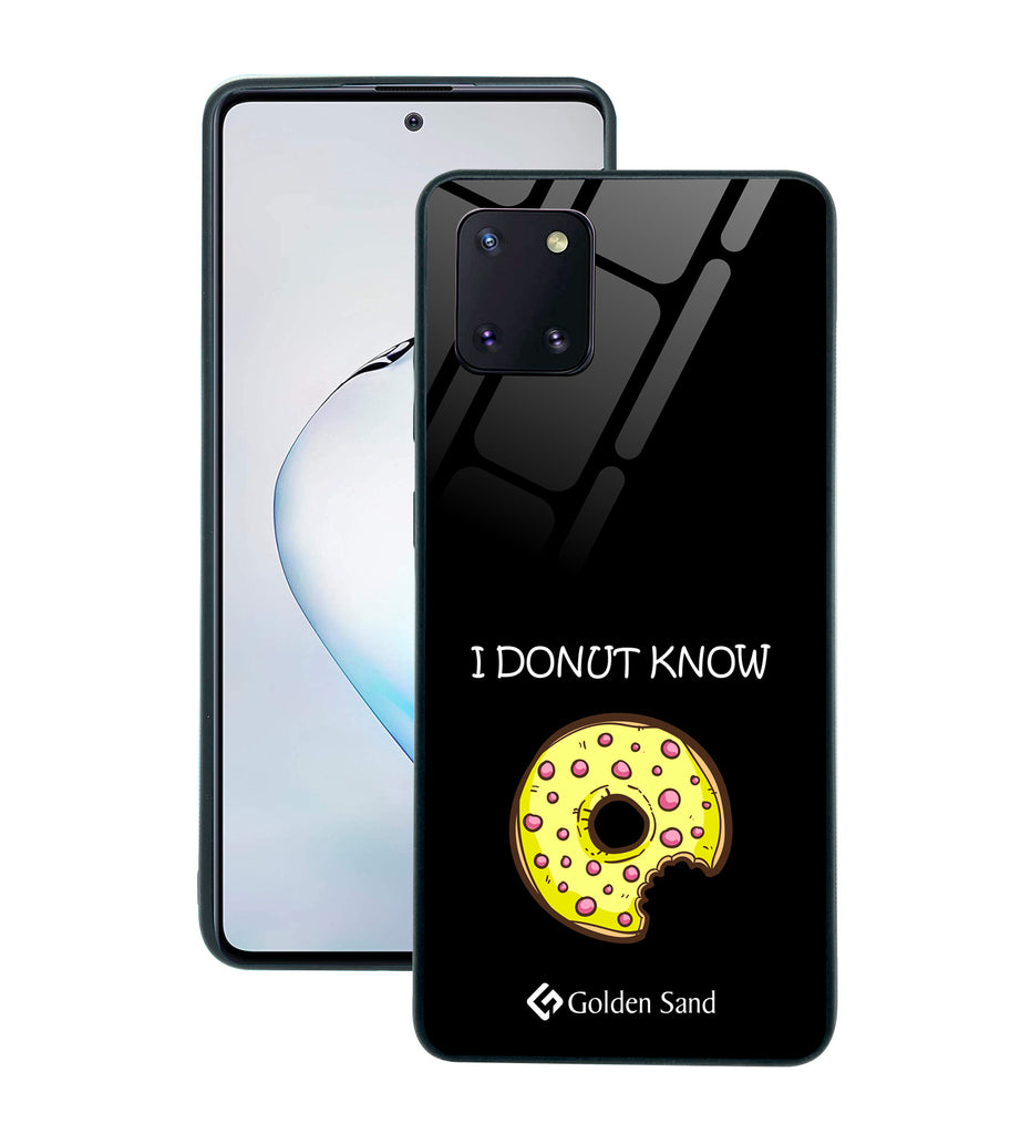 Samsung Galaxy Note10 Lite Designer Case Tempered Glass Series