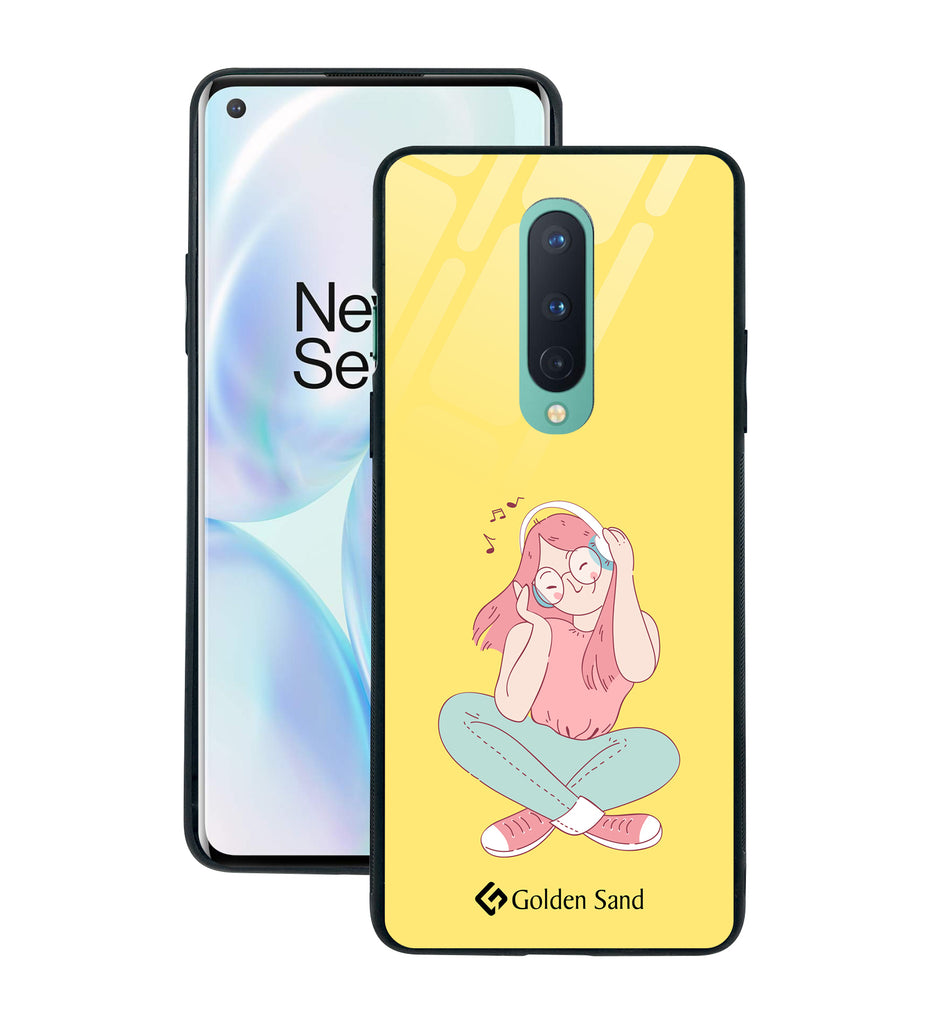 OnePlus 8 Designer Case Tempered Glass Series