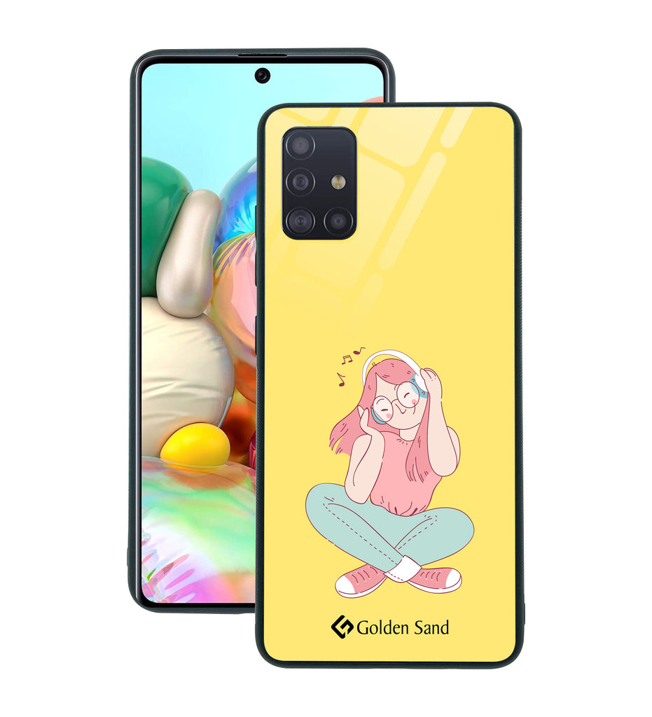 Samsung Galaxy A71 Designer Case Tempered Glass Series