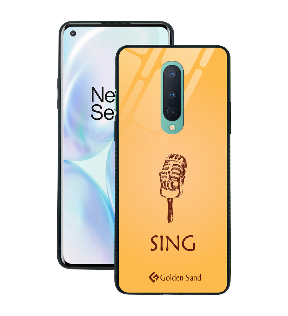 OnePlus 8 Designer Case Tempered Glass Series