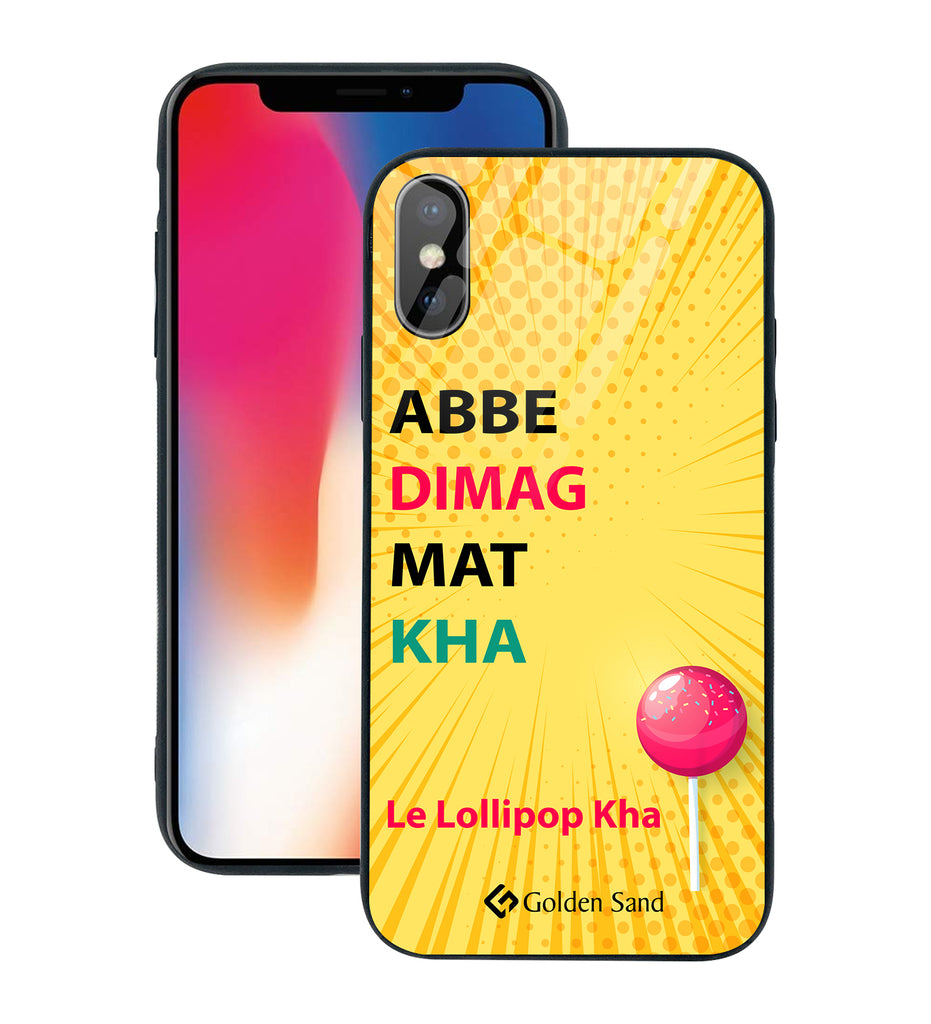 Apple iPhone X, XS Designer Case Tempered Glass Series