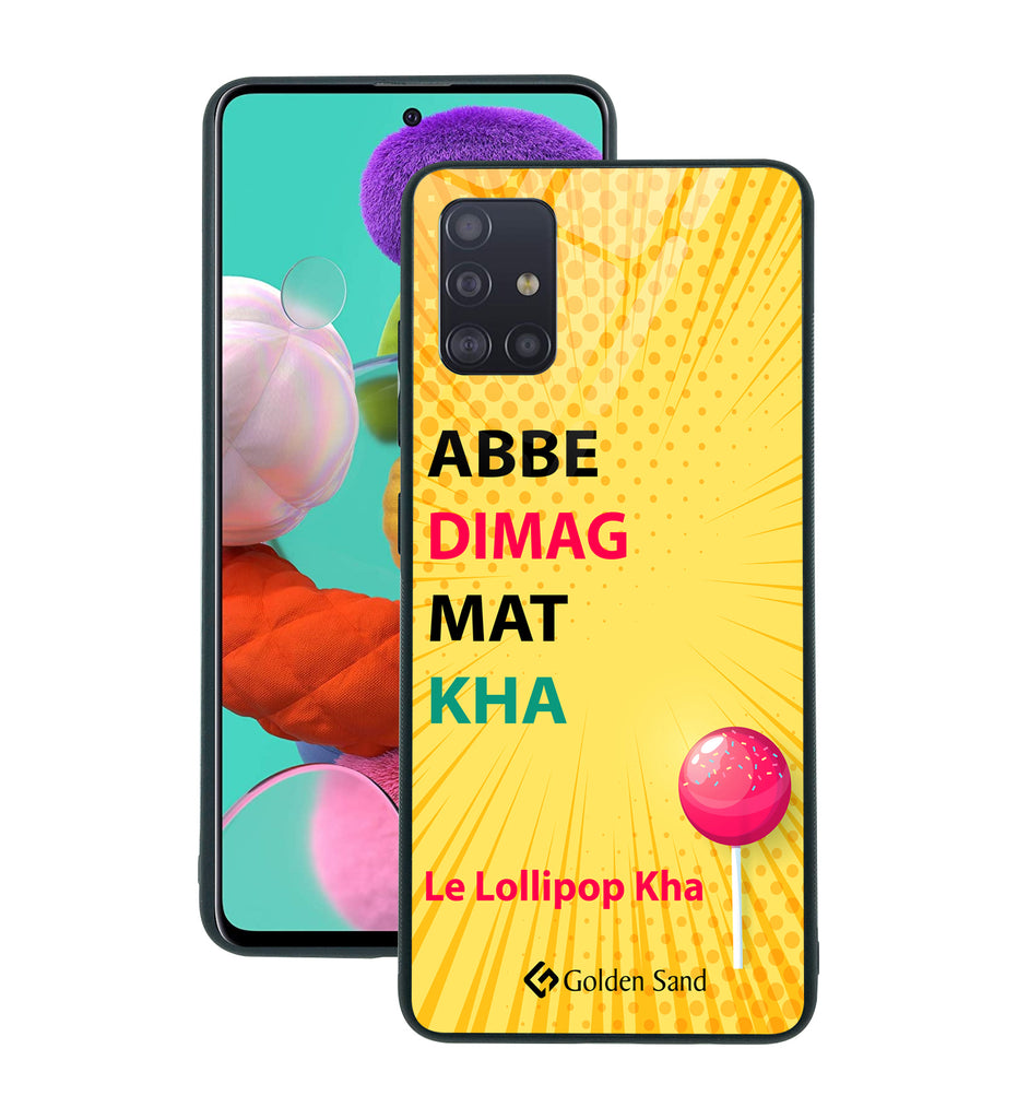 Samsung Galaxy A51 Designer Case Tempered Glass Series