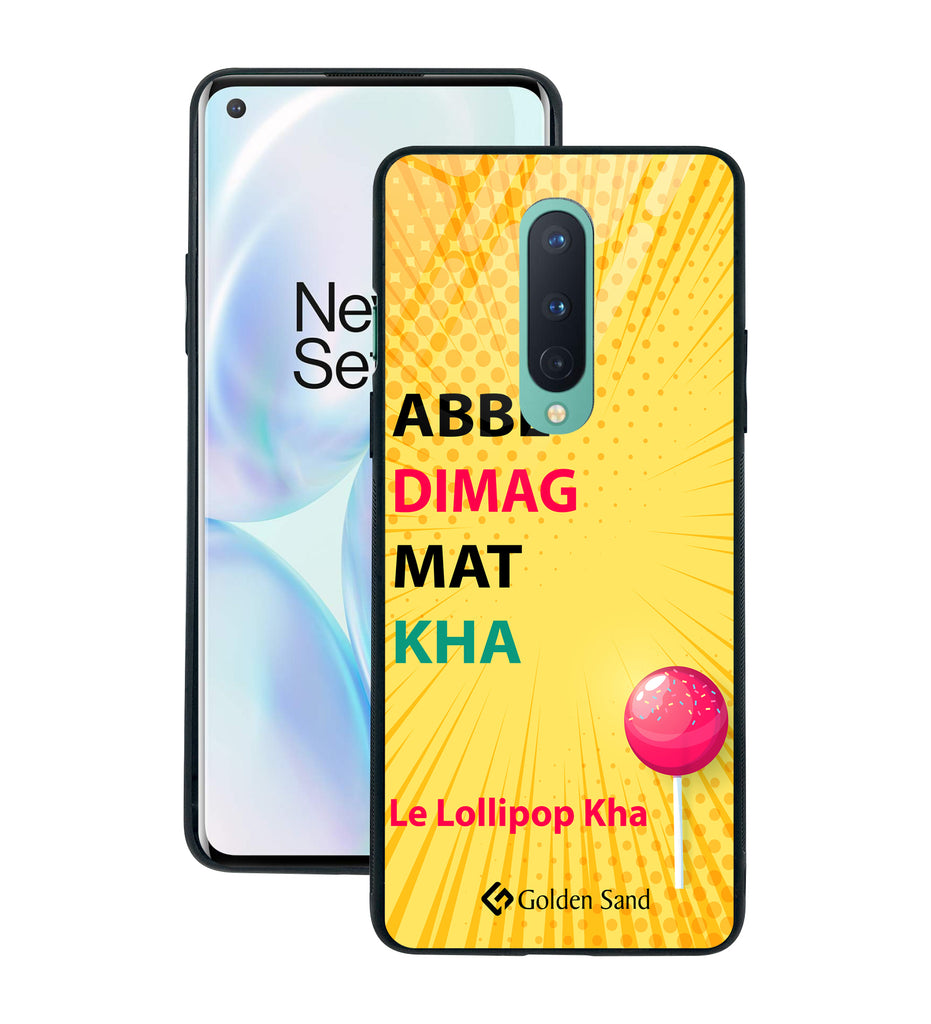 OnePlus 8 Designer Case Tempered Glass Series