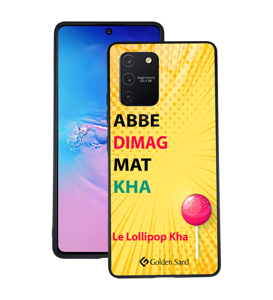 Samsung Galaxy S10 Lite Designer Case Tempered Glass Series