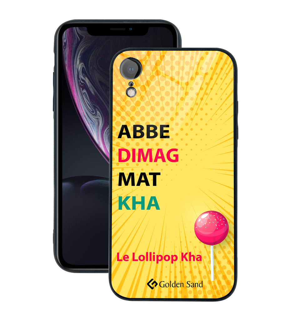 Apple iPhone XR Designer Case Tempered Glass Series