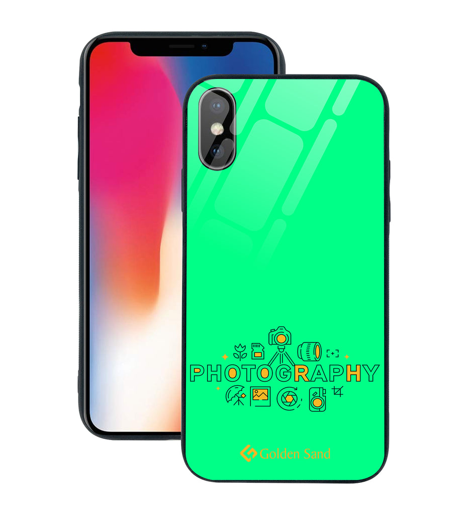 Apple iPhone X, XS Designer Case Tempered Glass Series