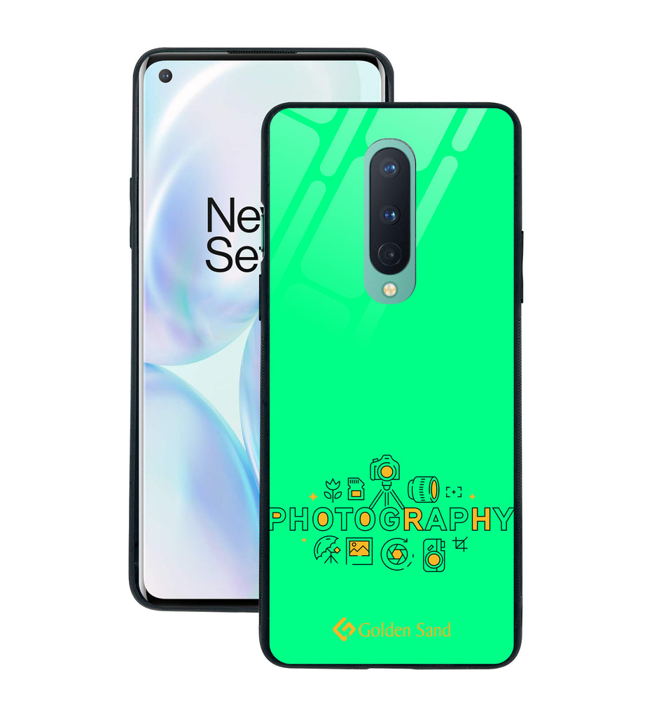 OnePlus 8 Designer Case Tempered Glass Series