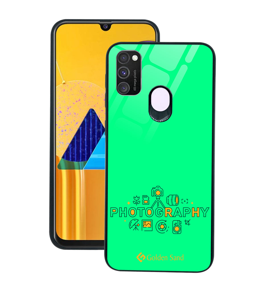 Samsung Galaxy M30s Designer Case Tempered Glass Series
