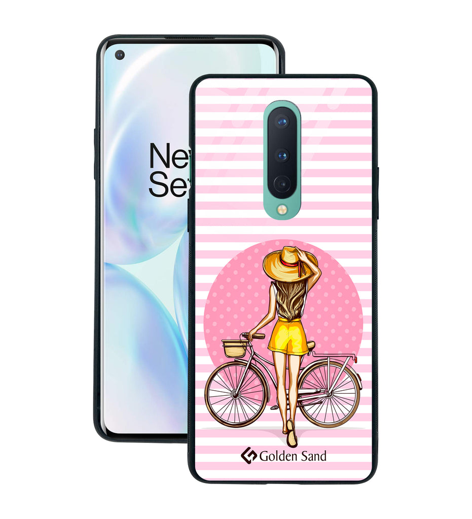 OnePlus 8 Designer Case Tempered Glass Series