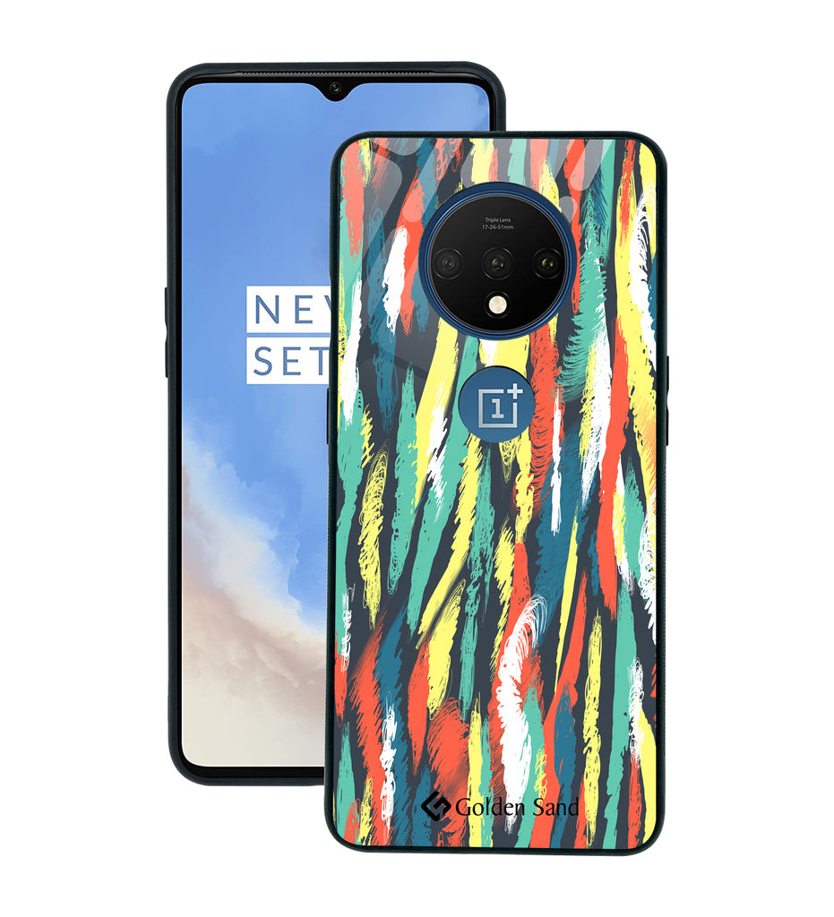 OnePlus 7T Designer Case Tempered Glass Series
